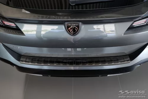 Peugeot 308 2022- (combi, sötét-matt) Avisa lökhárítóvédő