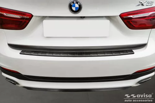 BMW X6 2014-2019 (F16, sötét-matt) Avisa lökhárítóvédő
