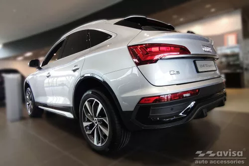 Audi Q5 2020- (sportback, sötét-matt) Avisa lökhárítóvédő