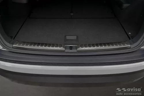 Csomagtér peremvédő díszléc Škoda Kodiaq 2017-2024 (Beltéri, sötét)