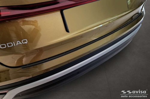 Skoda Kodiaq II. 2024- (sötét, matt) Avisa lökhárítóvédő