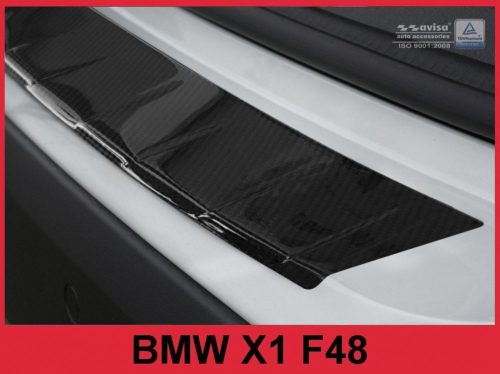 BMW X1 2015-2022 (F48, karbon) Avisa lökhárítóvédő