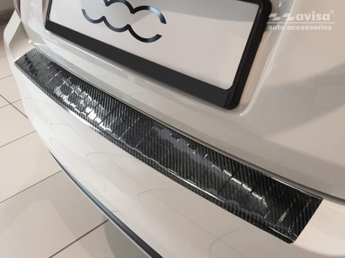 Fiat 500 2015- (karbon) Avisa lökhárítóvédő