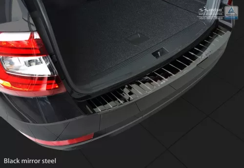 Skoda Octavia III. 2017-2020 (combi, sötét-króm) Avisa lökhárítóvédő