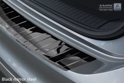 VW Tiguan 2016- (Allspace, sötét-króm) Avisa lökhárítóvédő