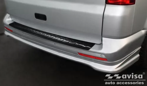 Csomagtér perem védő díszléc VW Transporter T6 2015-2018 (sötét, króm)