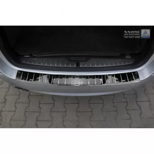 BMW 5 2010-2017 (F11, combi, sötét-króm) Avisa lökhárítóvédő