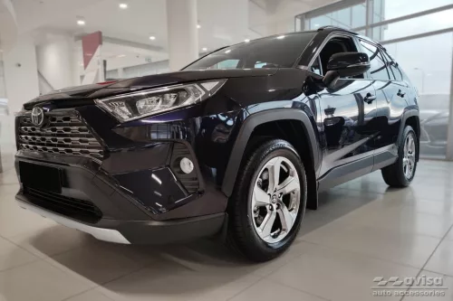 Ochranná lišta hrany kufru Toyota Rav4 2019- (tmavá, chrom)