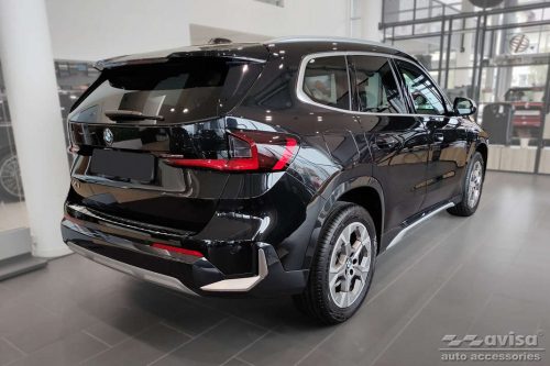 BMW X1 2022- (sötét, fényes) Avisa lökhárítóvédő