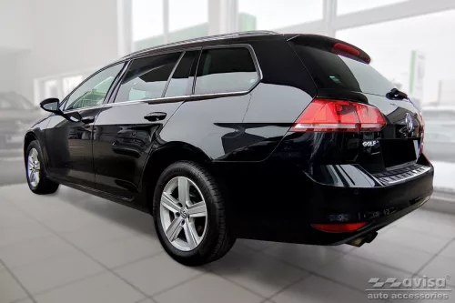 VW Golf VII. 2012-2016 (combi, facelift előtt, matt) Avisa lökhárítóvédő