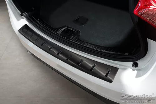 Zesílená ochranná lišta hrany kufru Volvo V60 2010-2018 (tmavá, matná)