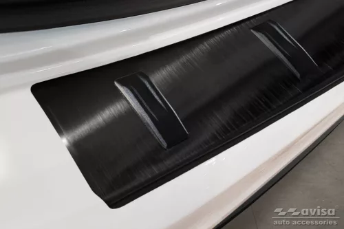 Zesílená ochranná lišta hrany kufru Volvo V60 2010-2018 (tmavá, matná)