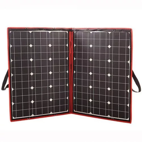 Hordozható napelemes panel szabályozóval (110W)