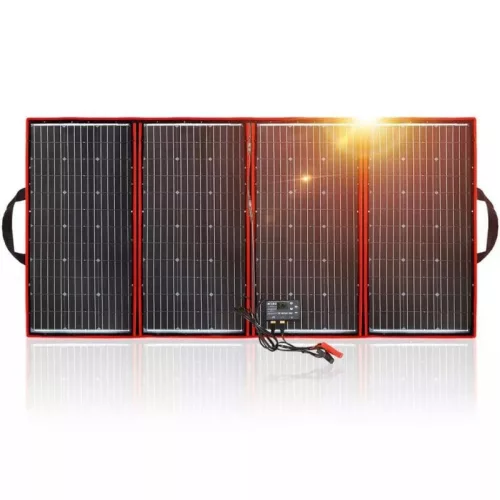 Hordozható napelemes panel szabályozóval (320W)