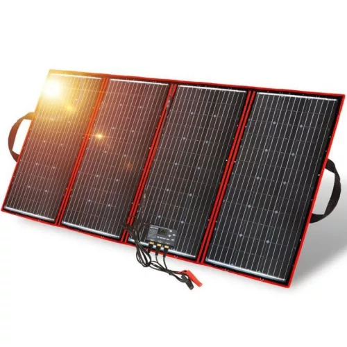 Hordozható napelemes panel szabályozóval (320W)
