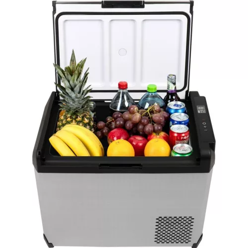 Autóhűtő, hűtőszekrény, hűtőláda gépjárműbe kompresszorral, 28 liter