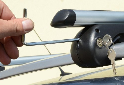 Aroso Wolf tetőcsomagtartó (120 cm, ezüst)