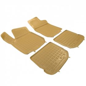   VW Bora 1998-2005 (bézs) Rezaw-Plast méretpontos gumiszőnyeg szett
