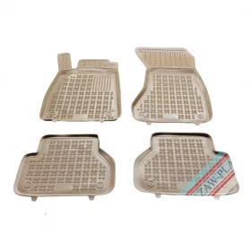   Audi A4 2016- (bézs) Rezaw-Plast méretpontos gumiszőnyeg szett