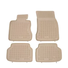  BMW 7 2008-2015 (F01, bézs) Rezaw-Plast méretpontos gumiszőnyeg szett