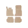 BMW 5 2010-2013 (F10, F11, bézs) Rezaw-Plast méretpontos gumiszőnyeg szett
