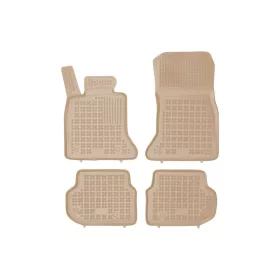   BMW 5 2010-2013 (F10, F11, bézs) Rezaw-Plast méretpontos gumiszőnyeg szett