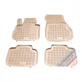   BMW X1 2015-2022 (F48, bézs) Rezaw-Plast méretpontos gumiszőnyeg szett