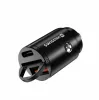 USB adapter 1x + USB-C (Power Delivery, Super Charge, 30W, fekete)