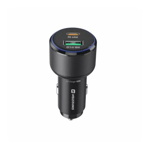 USB adaptér 1x + 1x USB-C (63W)