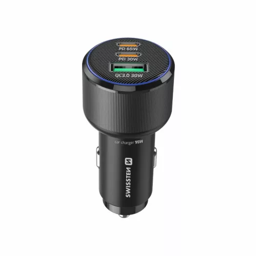 USB adaptér 1x + 2x USB-C (95W)