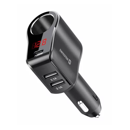 USB adapter 2x USB + 1x USB-C