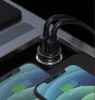USB adapter 2x (fém, fekete)