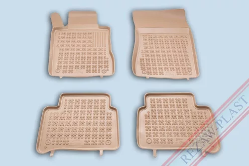 Mercedes CLS-Class W219 2004-2010 (bézs) Rezaw-Plast méretpontos gumiszőnyeg szett