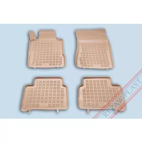   Mercedes E-Class W211 2002-2009 (bézs) Rezaw-Plast méretpontos gumiszőnyeg szett