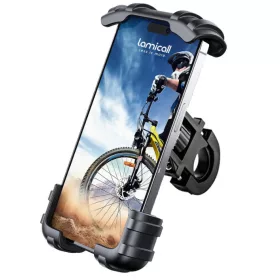   Motoros és kerékpáros telefontartó, kormányra szerelhető 4.5-6.9"