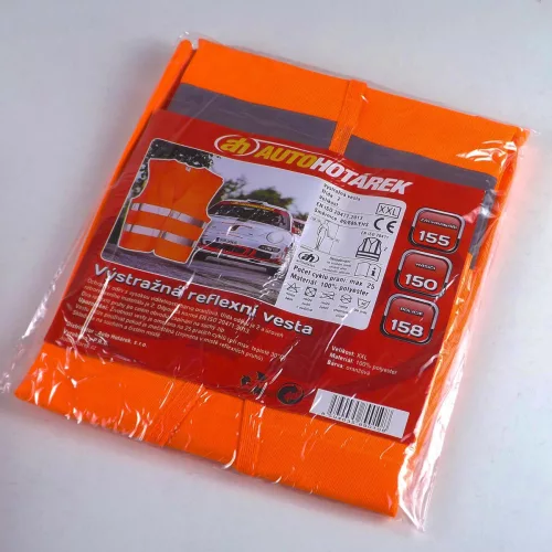Fényvisszaverő mellény XXL (narancssárga, 120g)