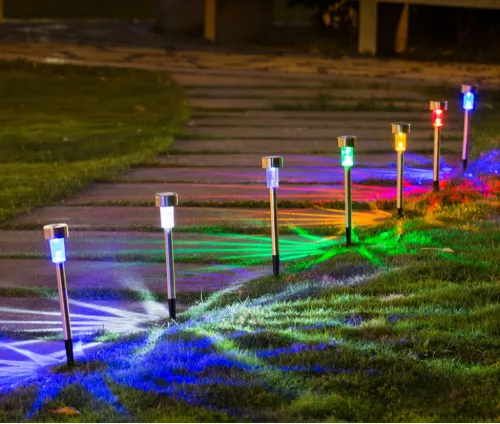 EXOD HK-20001 - Napelemes RGB szolár lámpa