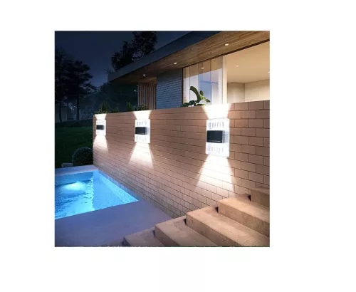 EXOD LK-6LED - Napelemes fali szolár lámpa