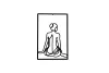 Exod MRWA-3 Fali fém dekoráció, női alak
