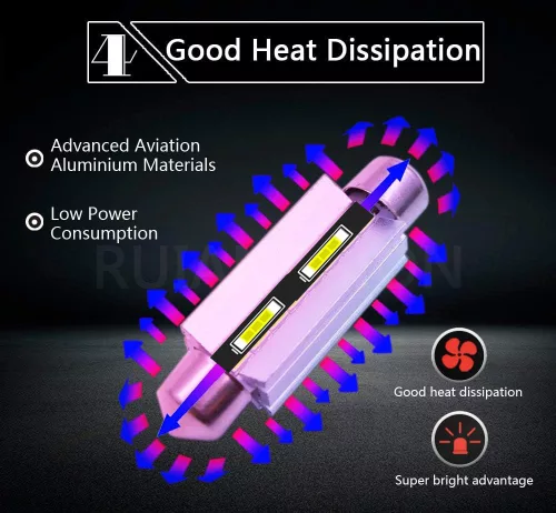 SMD-XM0019-2 39MM-2SMD Szofita Led Canbus 12V 2xCREE