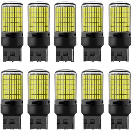   7440-144SMD T20 W21W LED izzó - fehér - 12-48V CANBUS - 10db-os