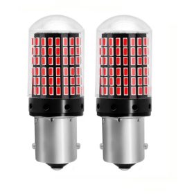   SMD-1156-144SMD LED izzó - 2db-os - 21W - piros - 12-48V CANBUS