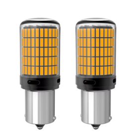   SMD-1156-144SMD 2db-os LED izzó - 21W - sárga - 12-48V CANBUS