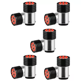 SMD-1157-9SMD 21/5W - piros -STROBE- 12V - 10db