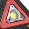 Figyelmeztető háromszög LED lámpa – többfunkciós, napelemes vészjelző, powerbank 16.5x16.5cm