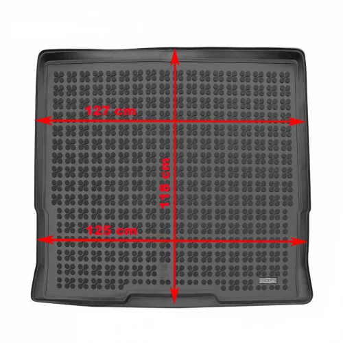 Opel Vivaro 2014-2019 (L2, hosszú változat, 8/9 személyes) Rezaw-Plast méretpontos csomagtértálca