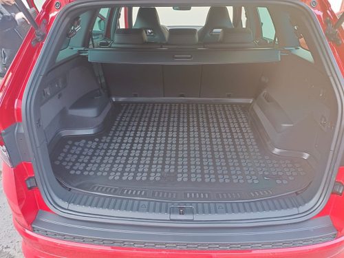 Skoda Kodiaq 2017- (7 személyes, lehajtott 3. sor) Rezaw-Plast méretpontos csomagtértálca