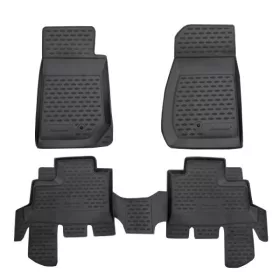   Jeep Wrangler 2007-2018 (4 ajtós) Novline méretpontos gumiszőnyeg szett
