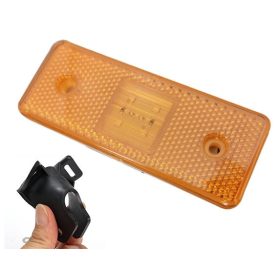   6 LED-es szélességjelző tartóval - sárga 12-24V - NEM E jeles