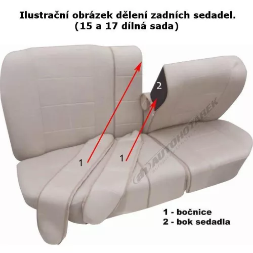 Petex Elegance univerzális üléshuzat szett- osztható, légzsákos - bézs